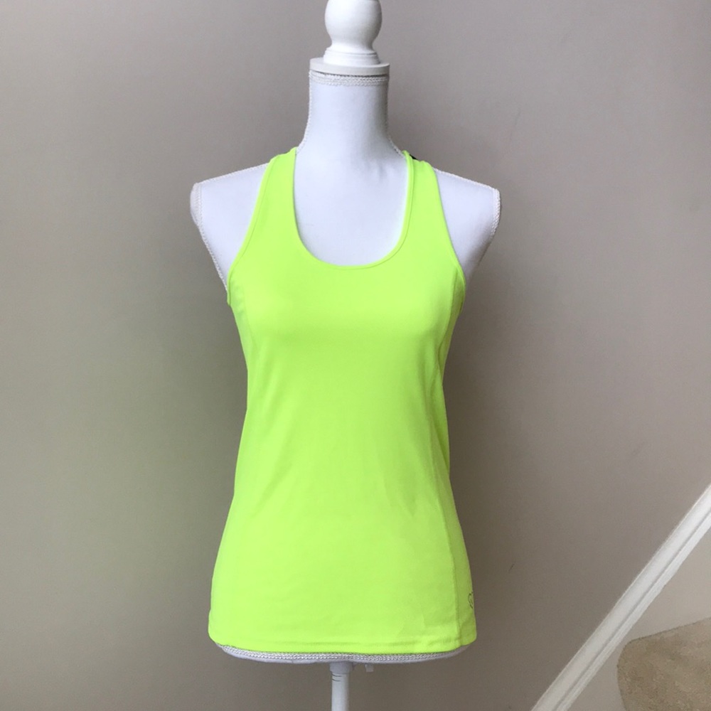 Neon Yellow Athletic Tank